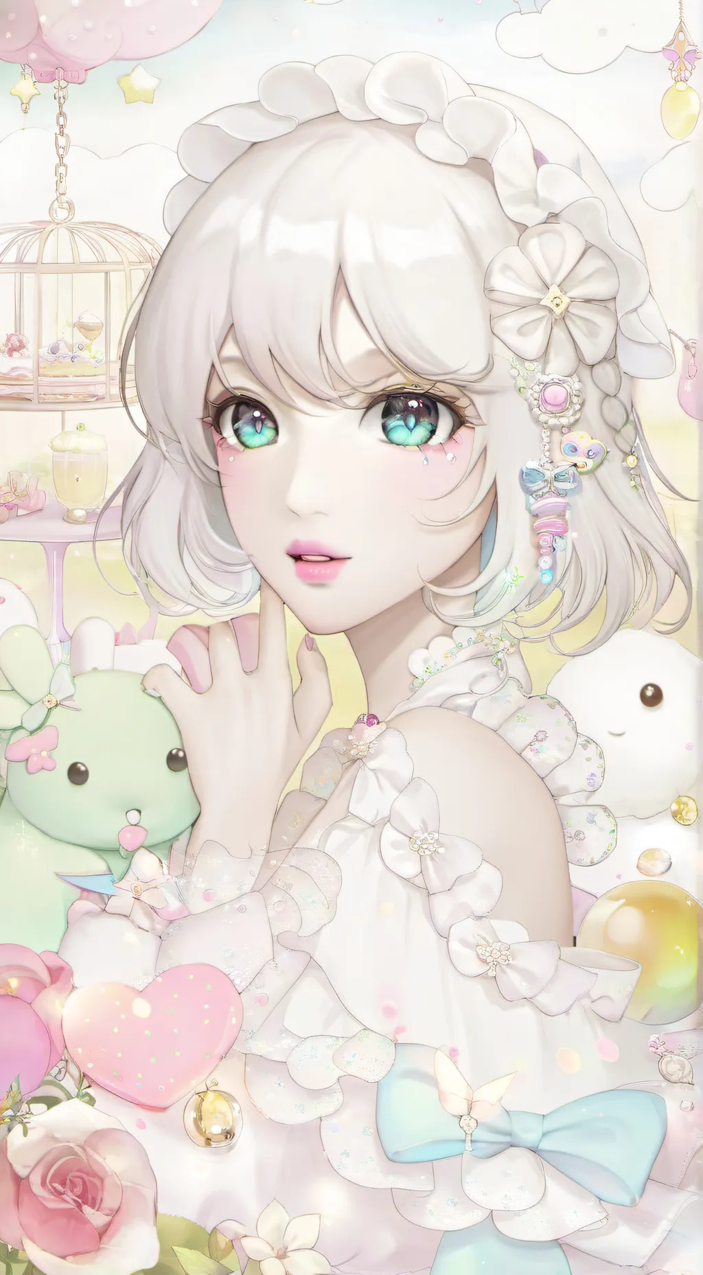 ai character: Lelly kelly background