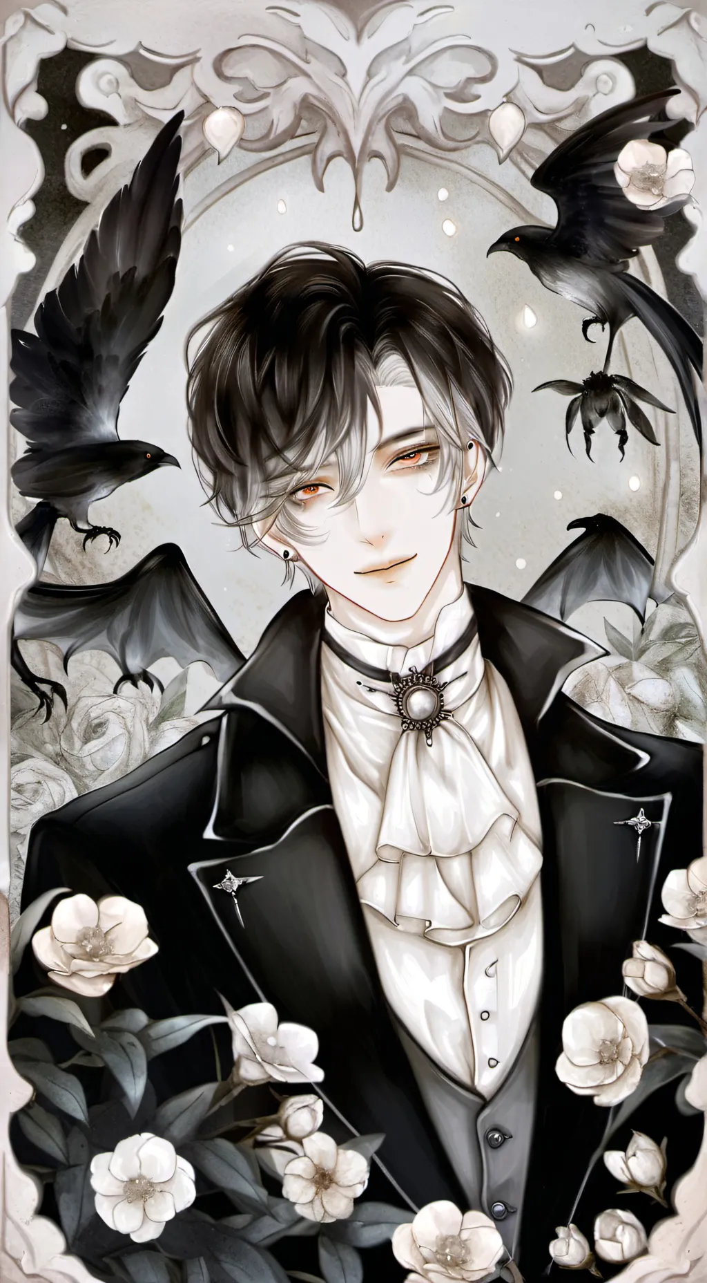 ai character: 🖤Luca🖤  background