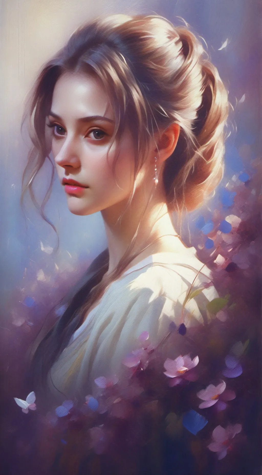 ai character: ASTERIN 🤍 background