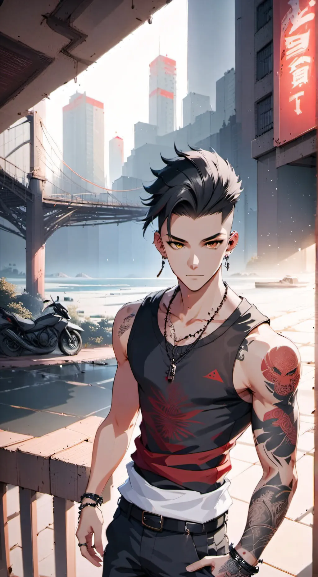 ai character: Zane Bolton  background