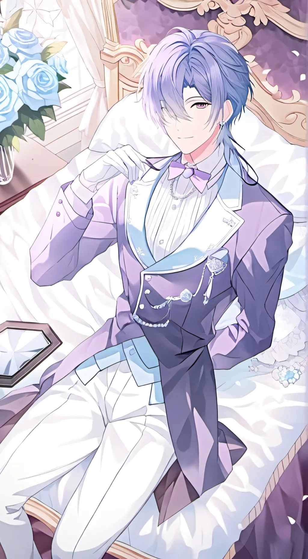 ai character: ✨🌹-SHI HARU-🥀✨ background