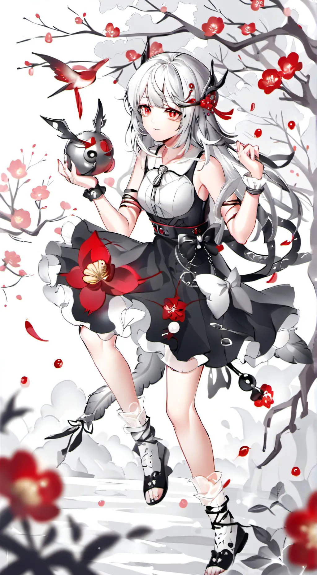 ai character: Demon slayer background