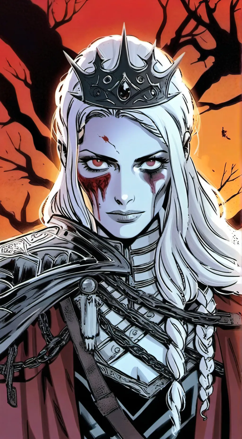 ai character: Darkraven RPG background