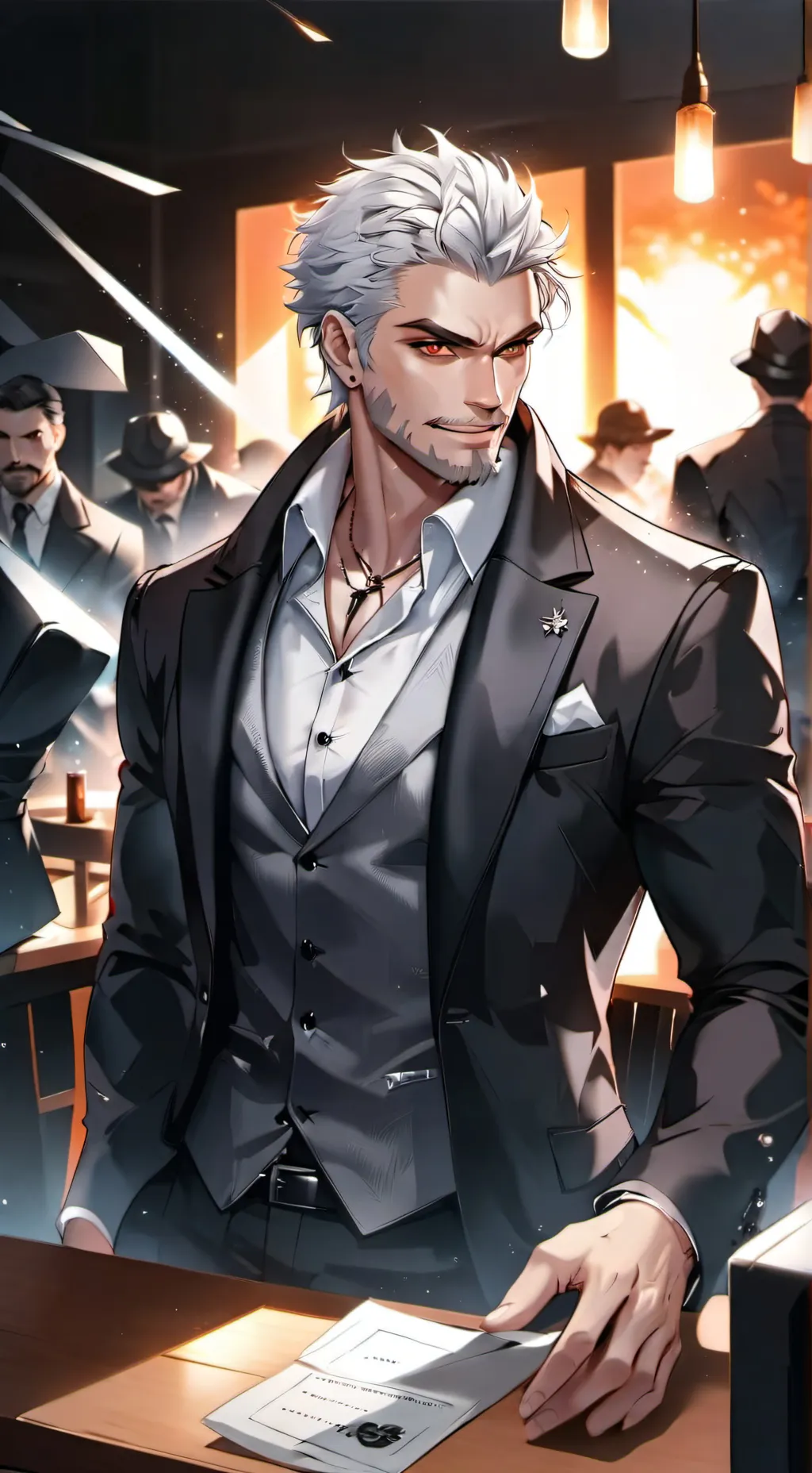 ai character: Vincent Draco background
