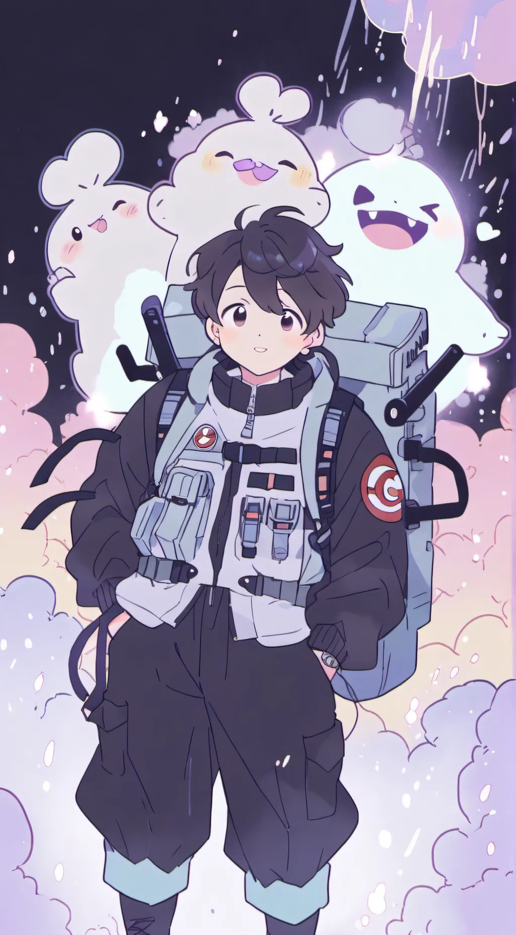 ai character: Ghostbusters background