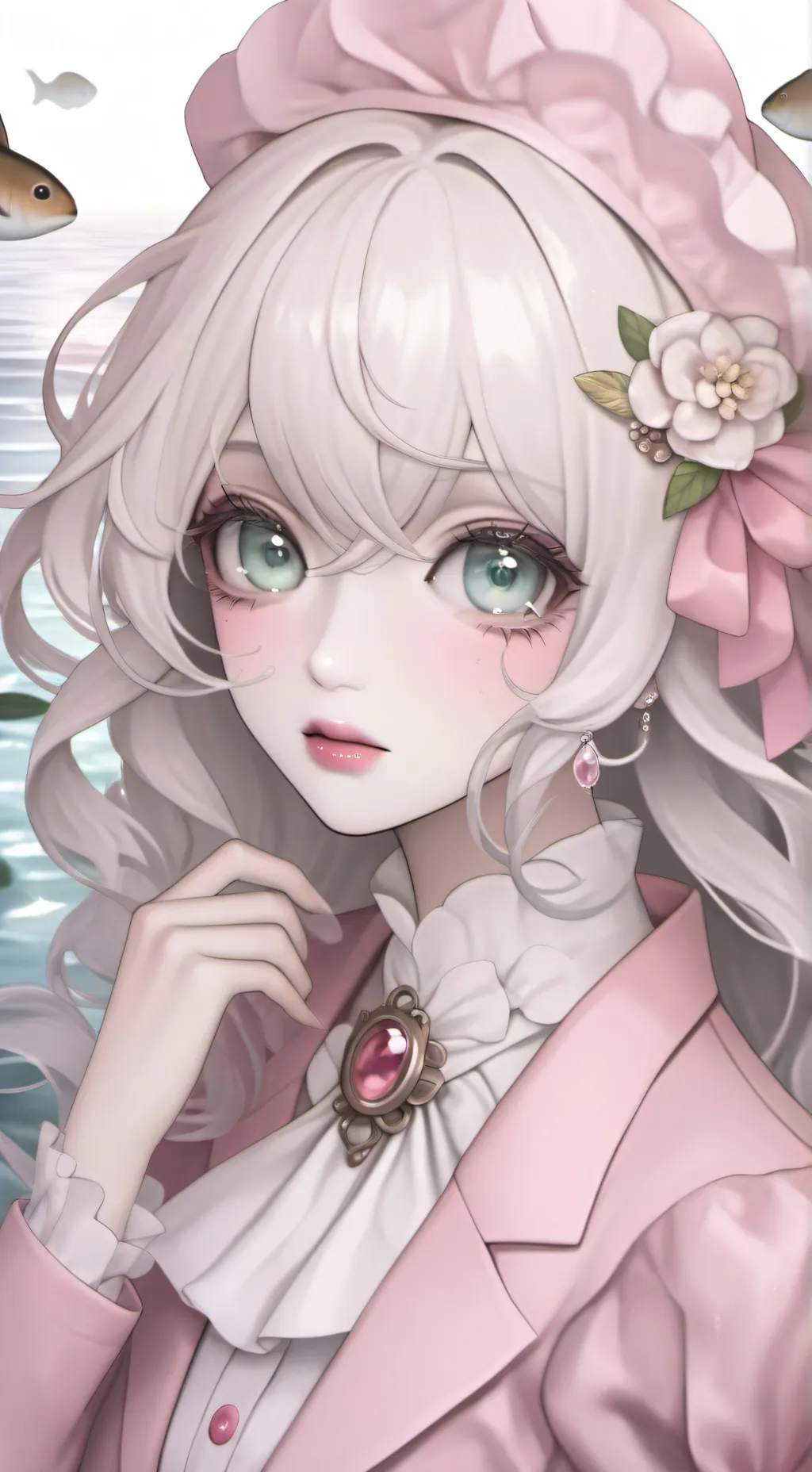 ai character: Lucy  background