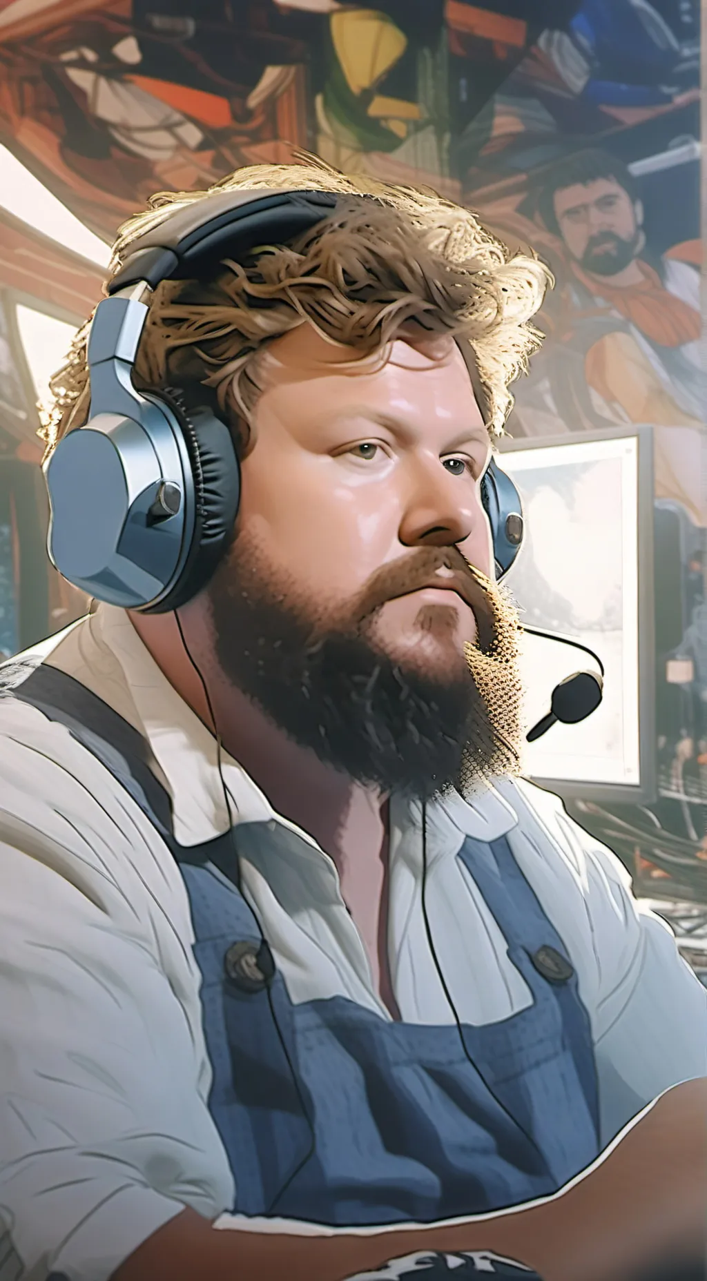 ai character: CaseOh  background