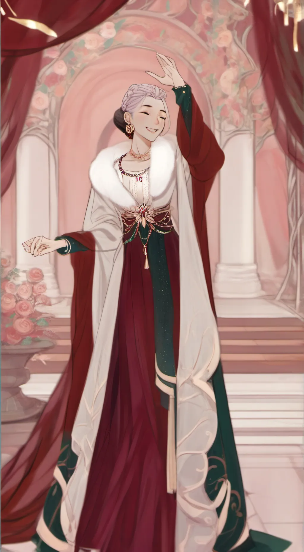 ai character: zeensa  background