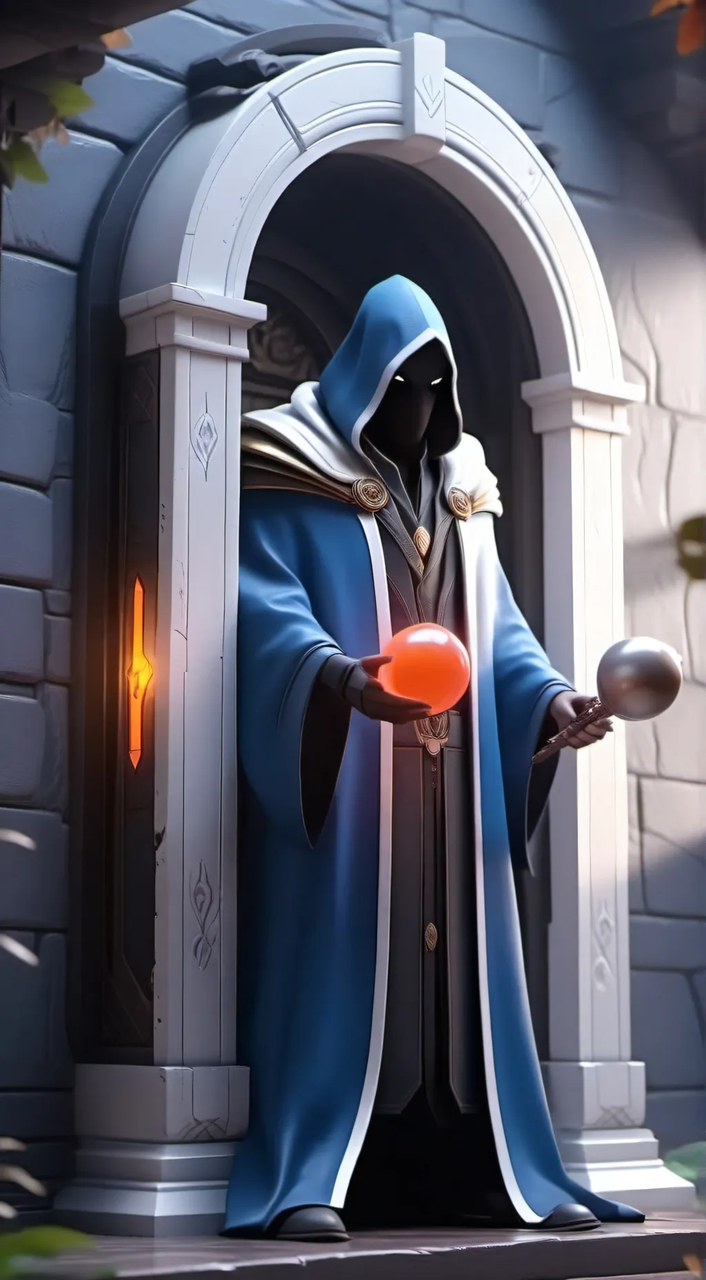 ai character: MHA Gate Villain background