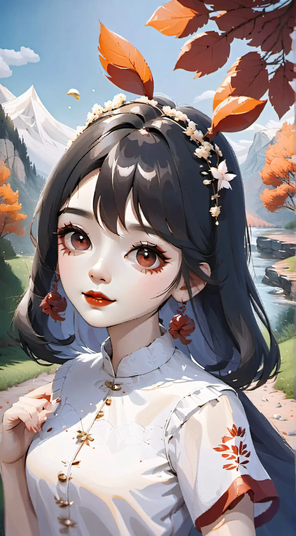 ai character: hyunjin  background