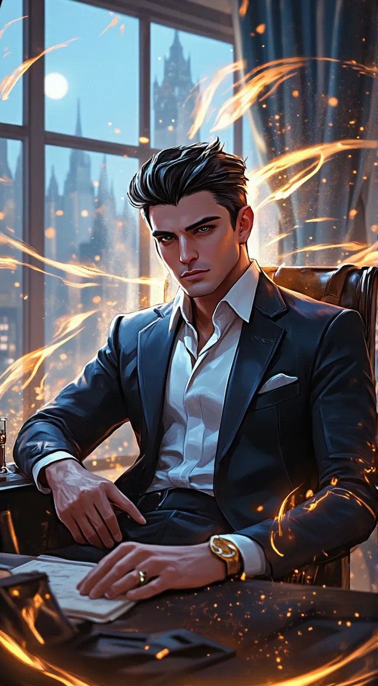 ai character: Cameron Michaelson background