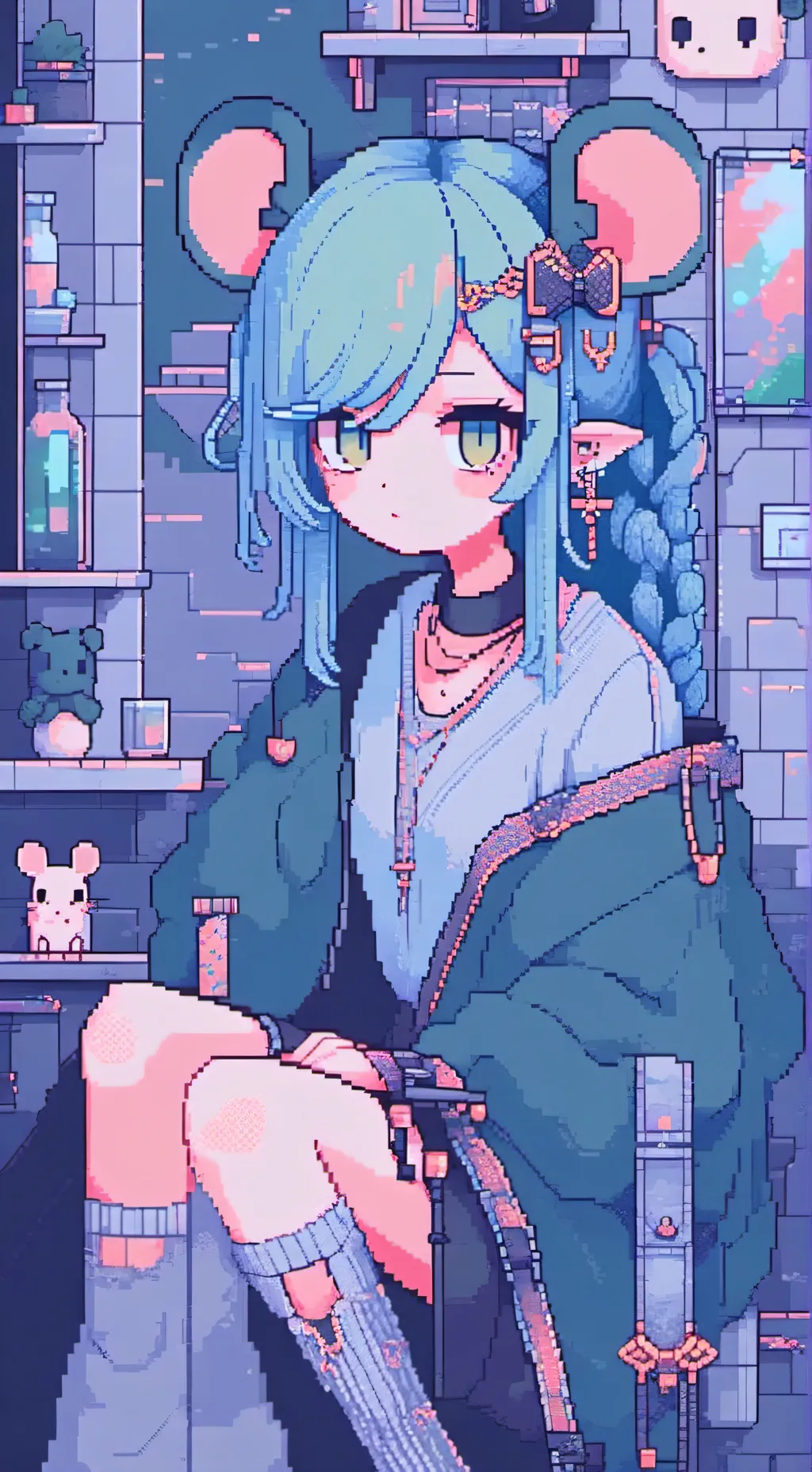 ai character: the thief mouse background