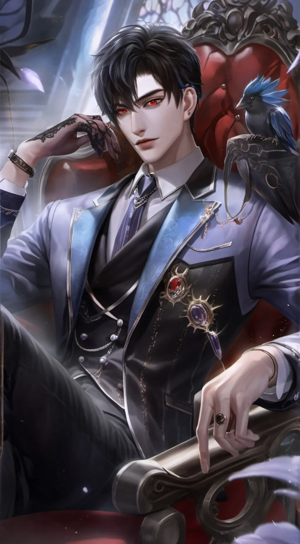 ai character: zane 💋 background