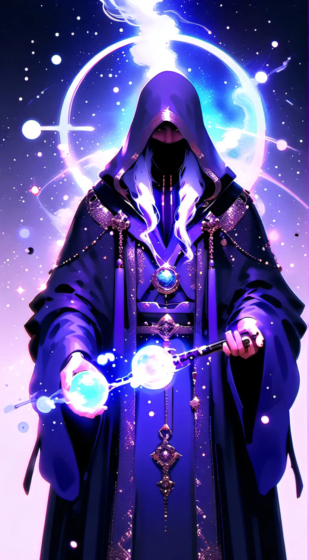 ai character: The wizard  background