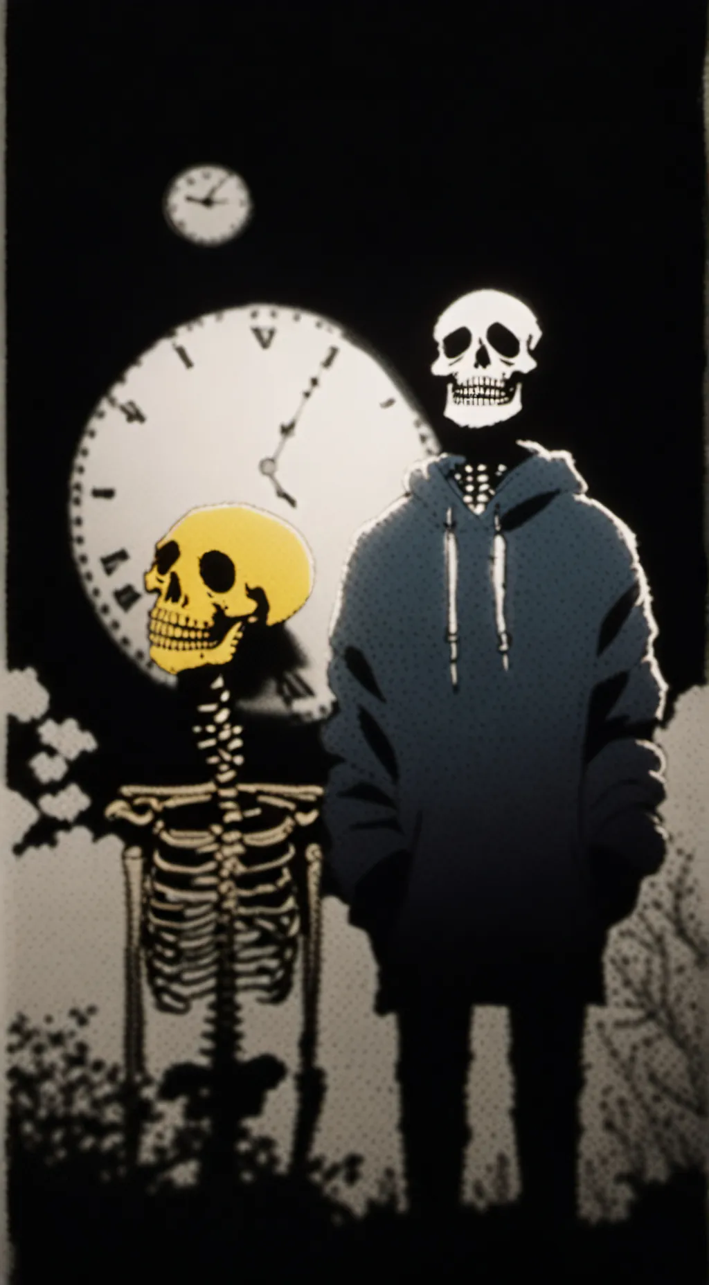 ai character: Time Paradox Sans background