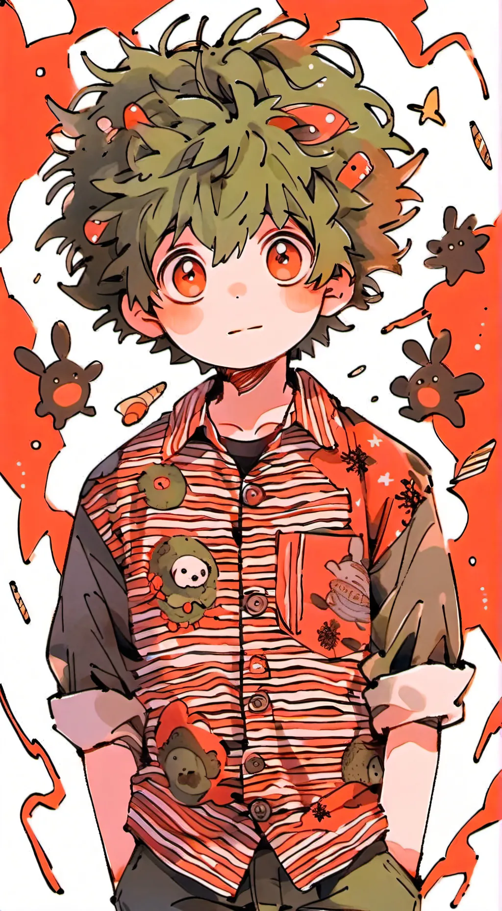 ai character: Midiyora Deku background