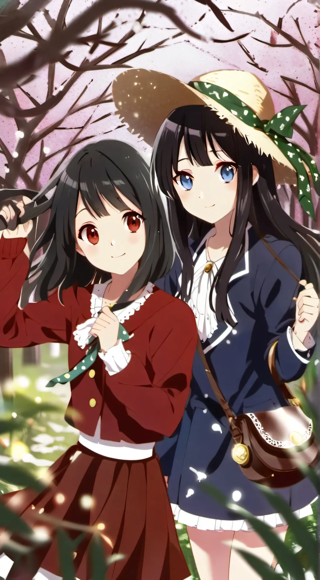 ai character: Marí y Ema background