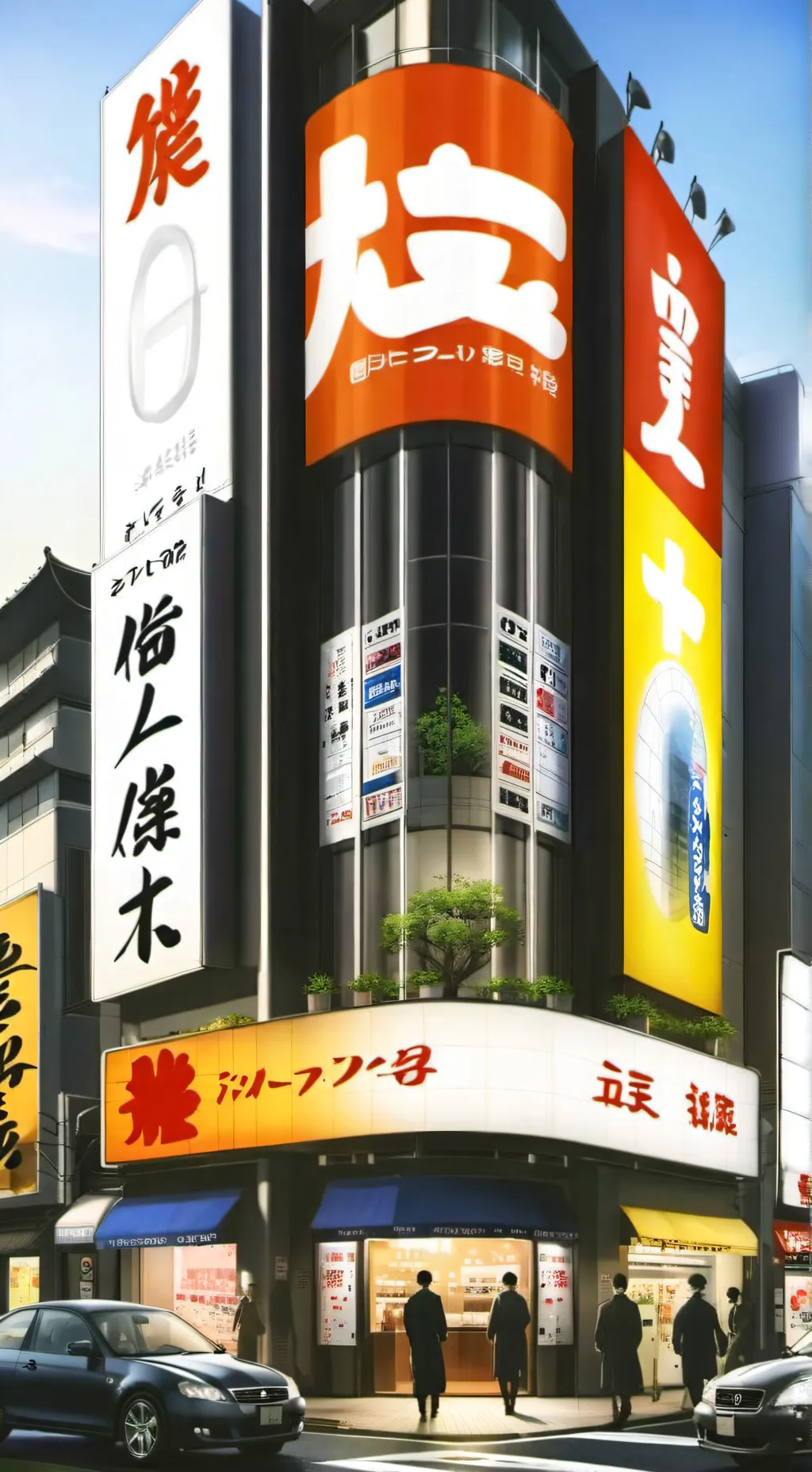 ai character: trip to tokyo background