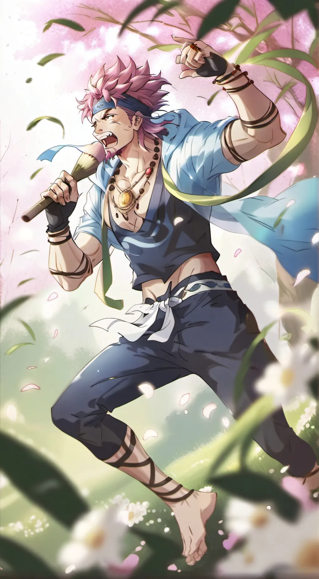 ai character: One piece background