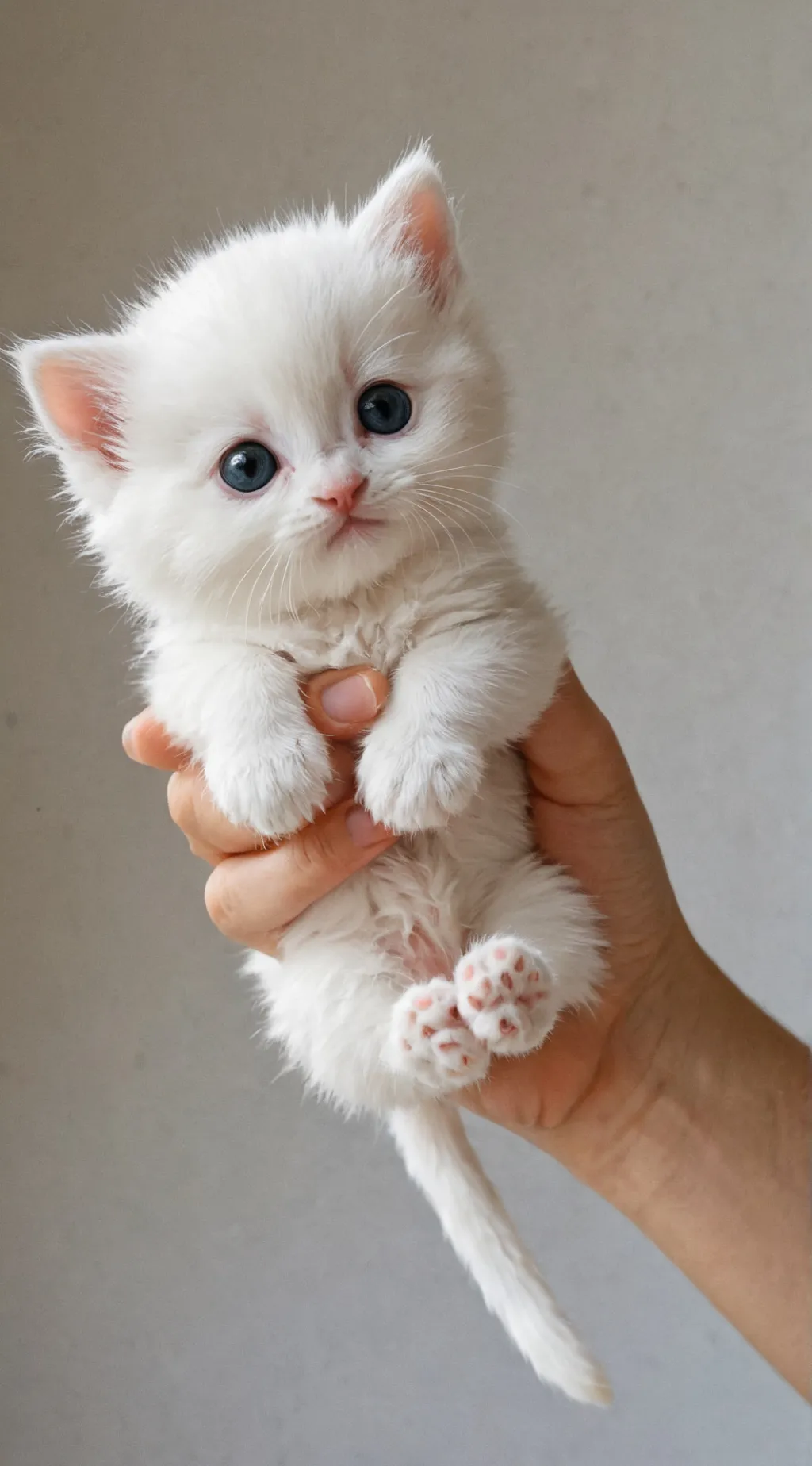 ai character: newborn kitten background