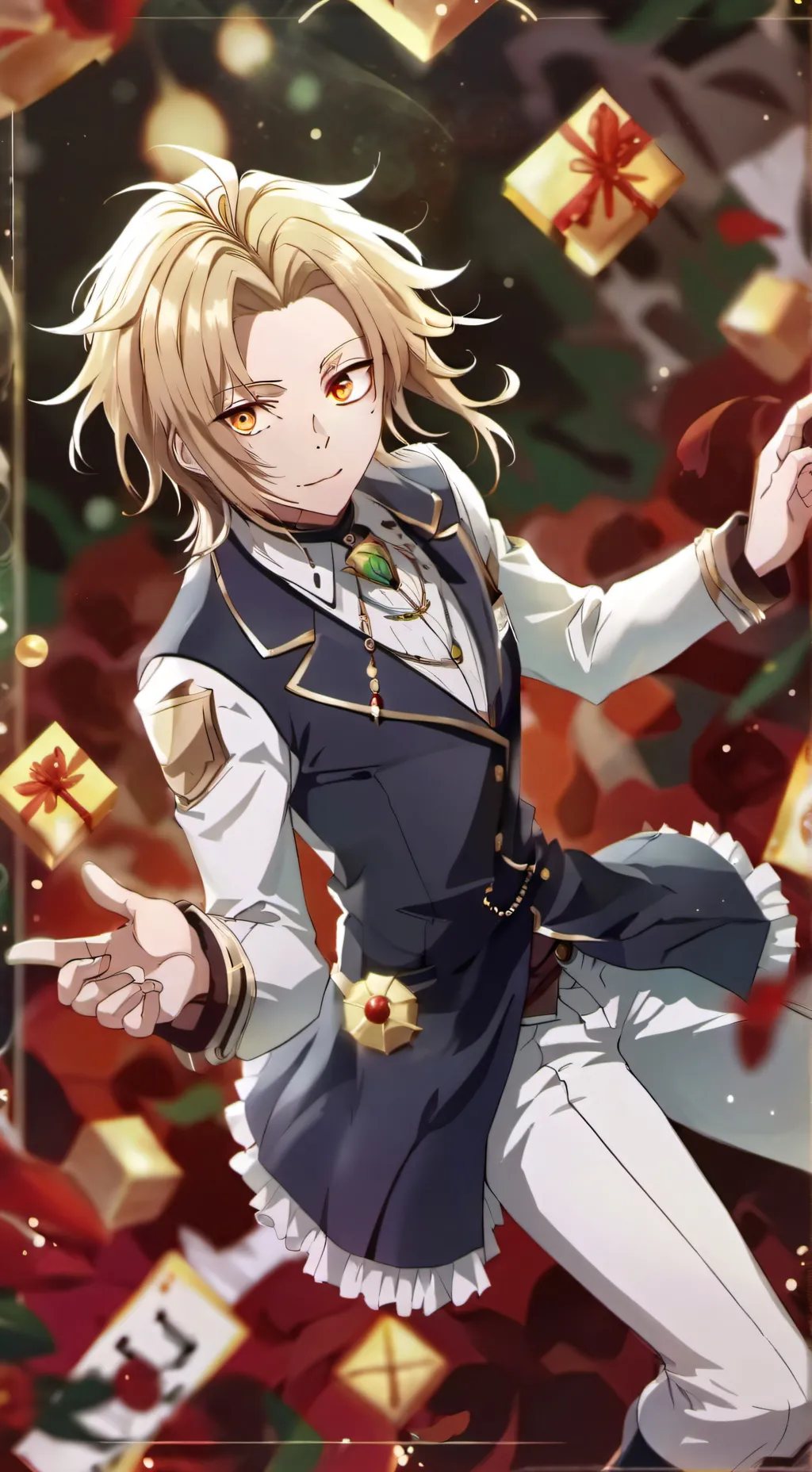 ai character: Denki as a GIRL! background