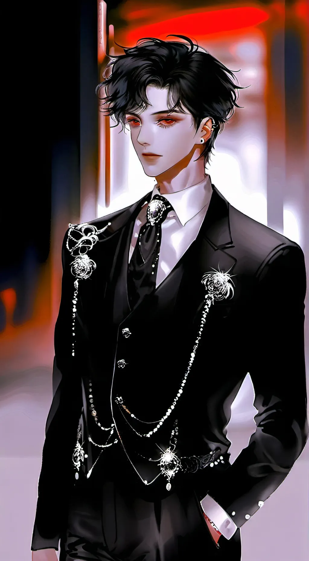 ai character: •~Lucas~• background