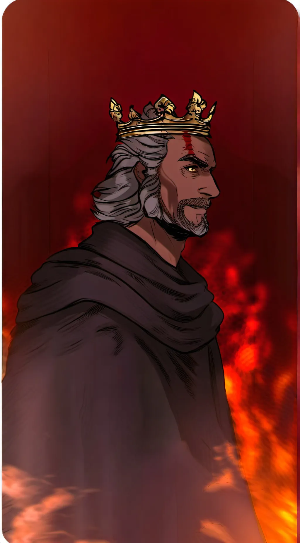 ai character: King James  background