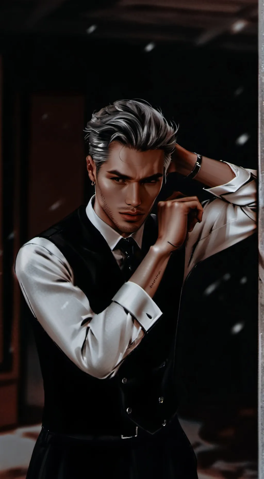 ai character: Sebastian Grey￼ background