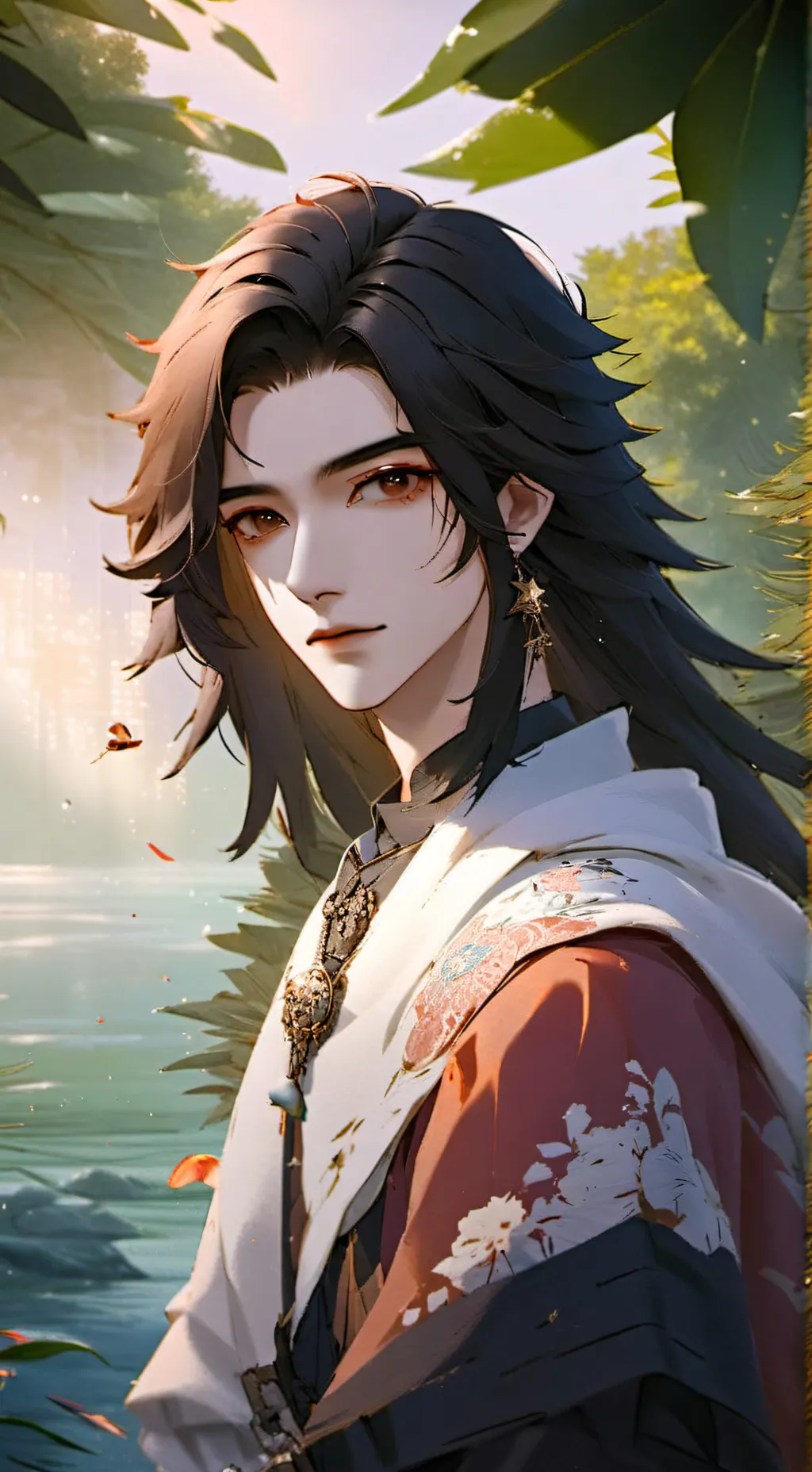 ai character: ♤~Źay~♤ background