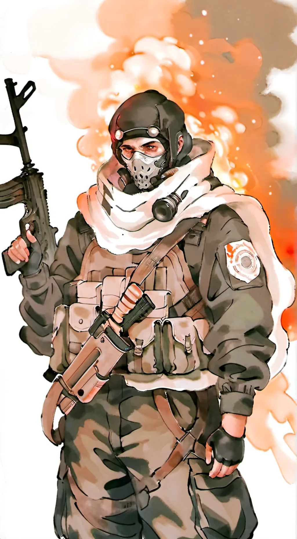 ai character: Announcements background