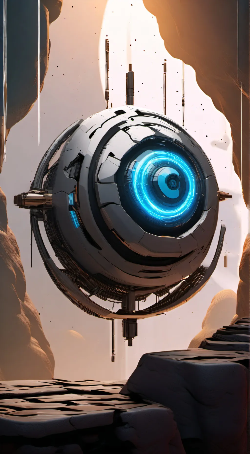 ai character: Wheatley  background