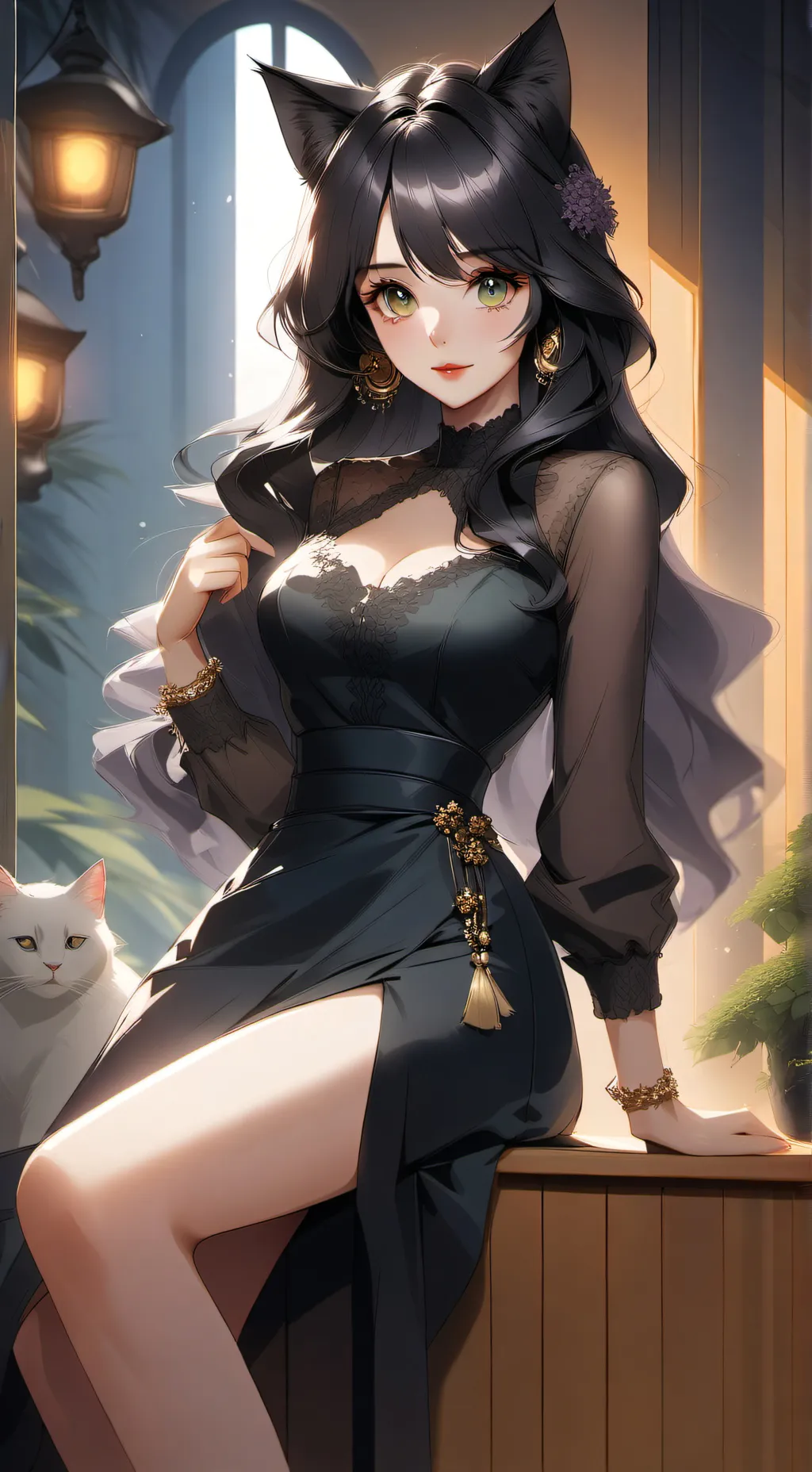 ai character: Catkisse background