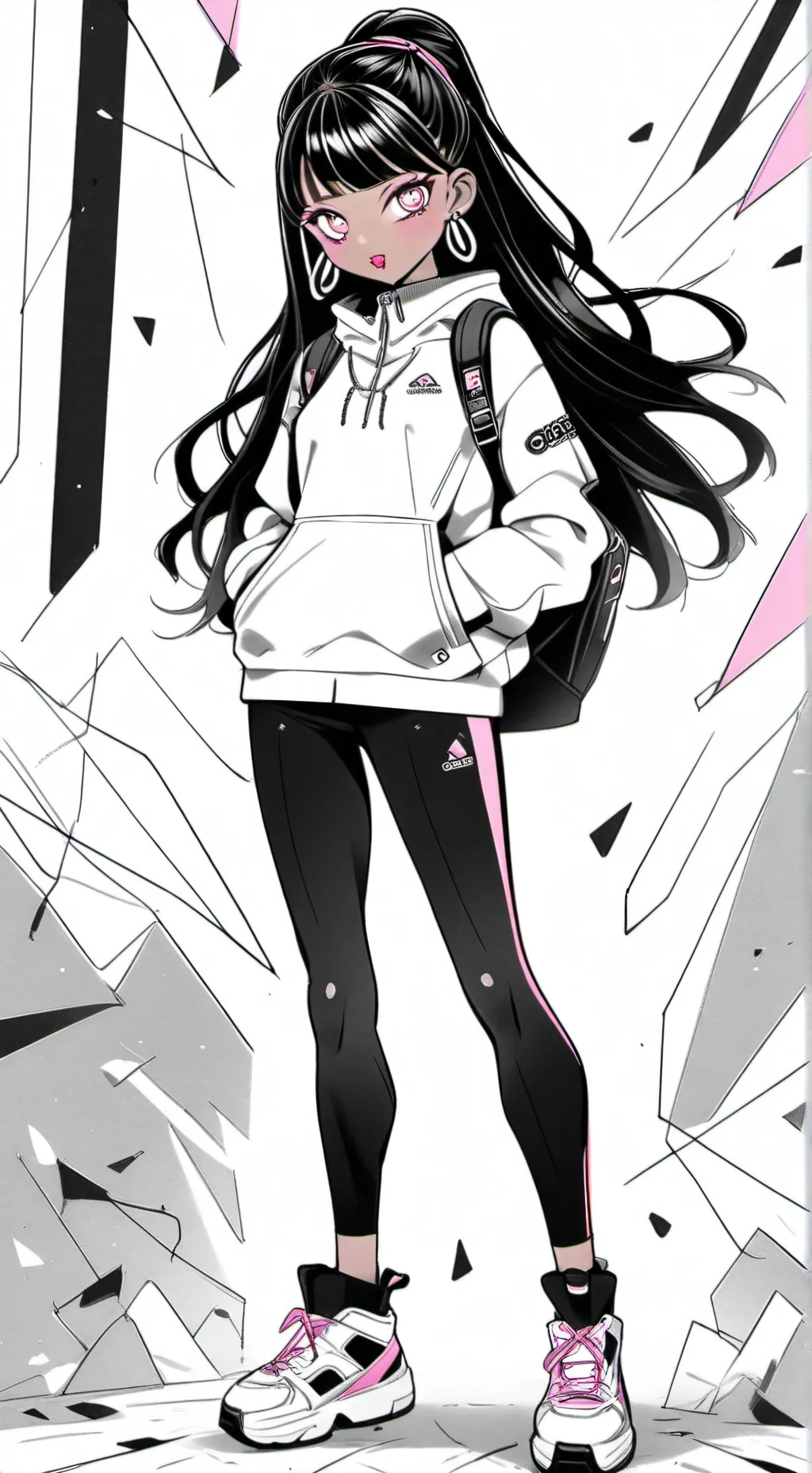 ai character: KØŘÁ background