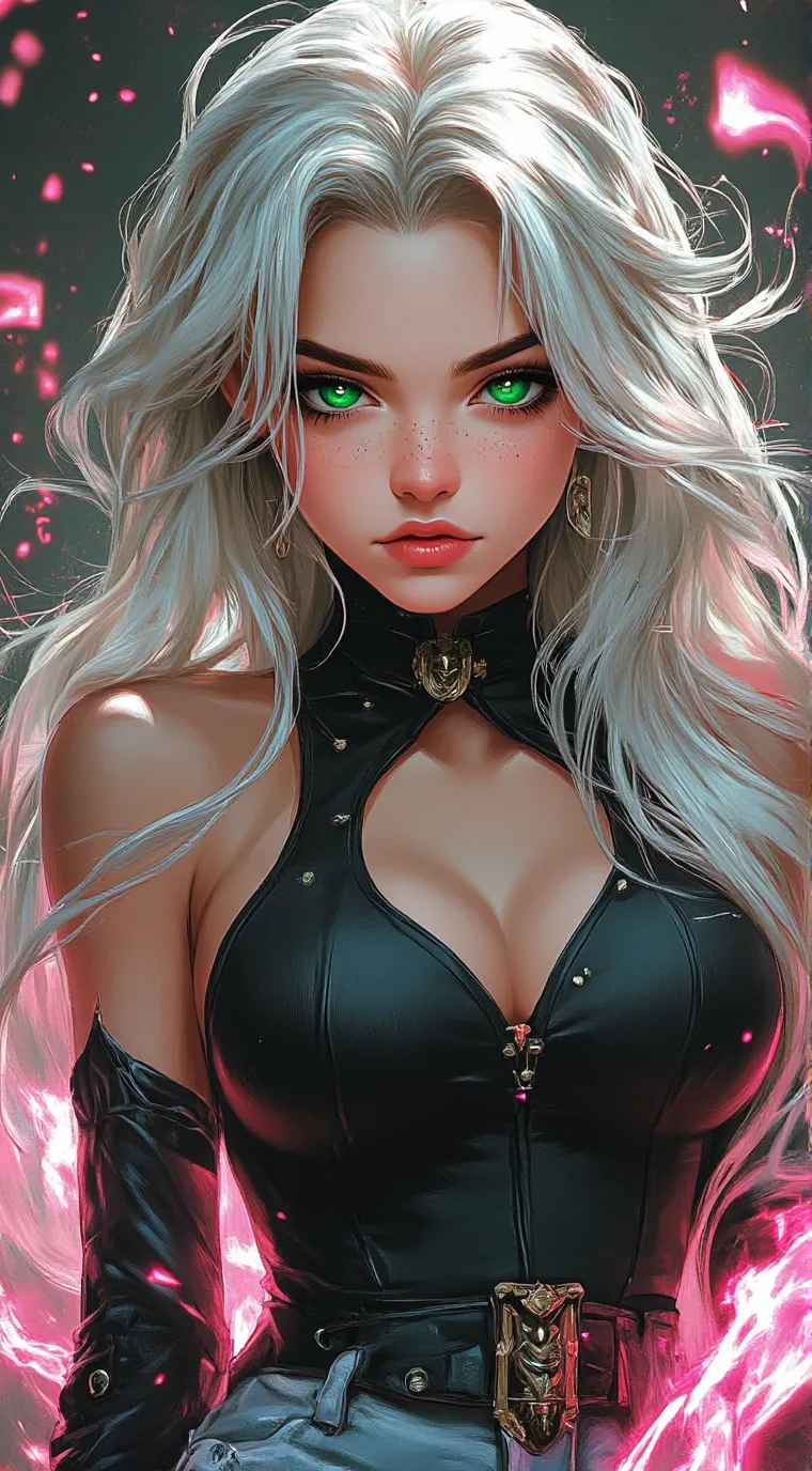 ai character: Ashley  background