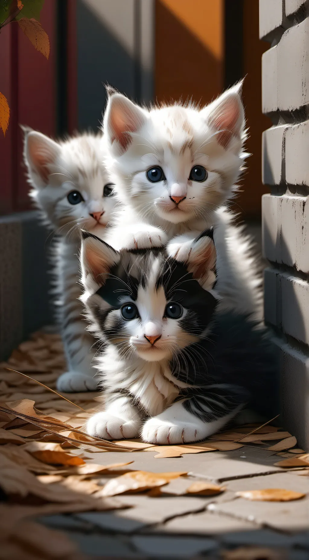 ai character: Kittens  background