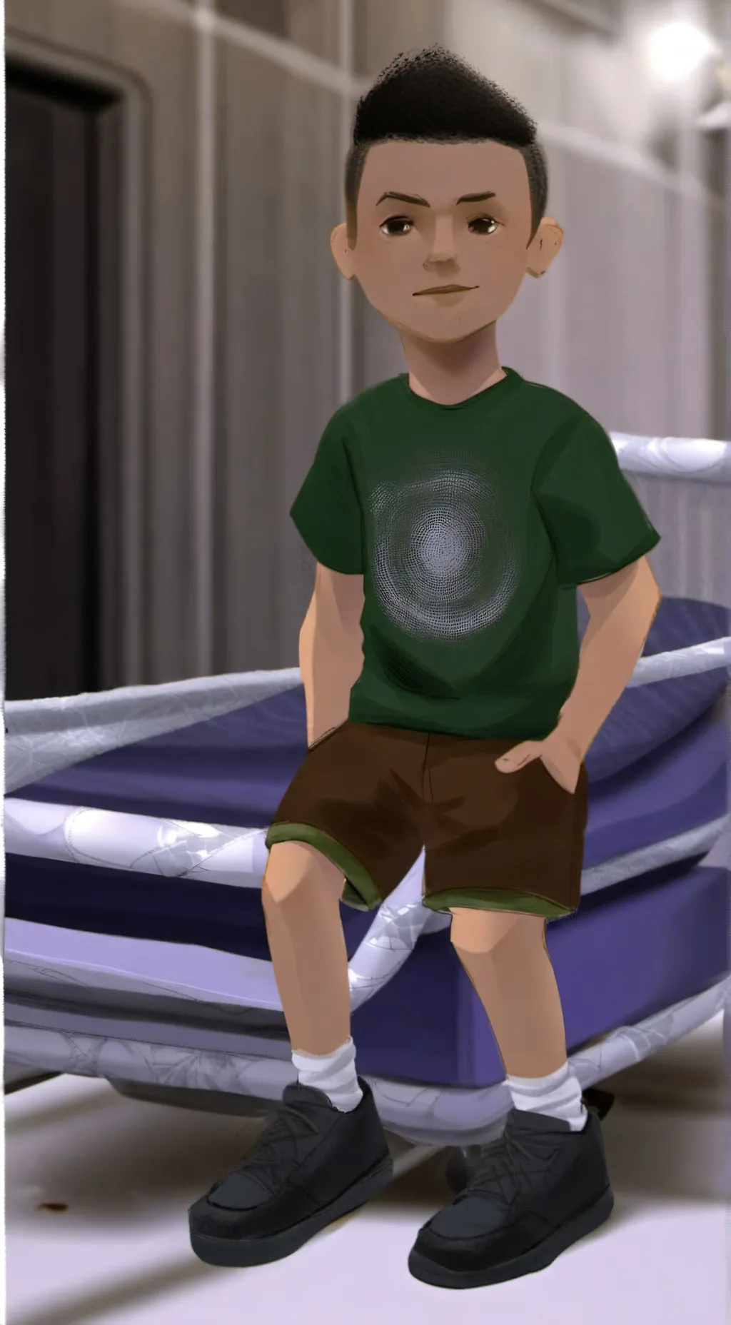 ai character: Hamood Habibi background