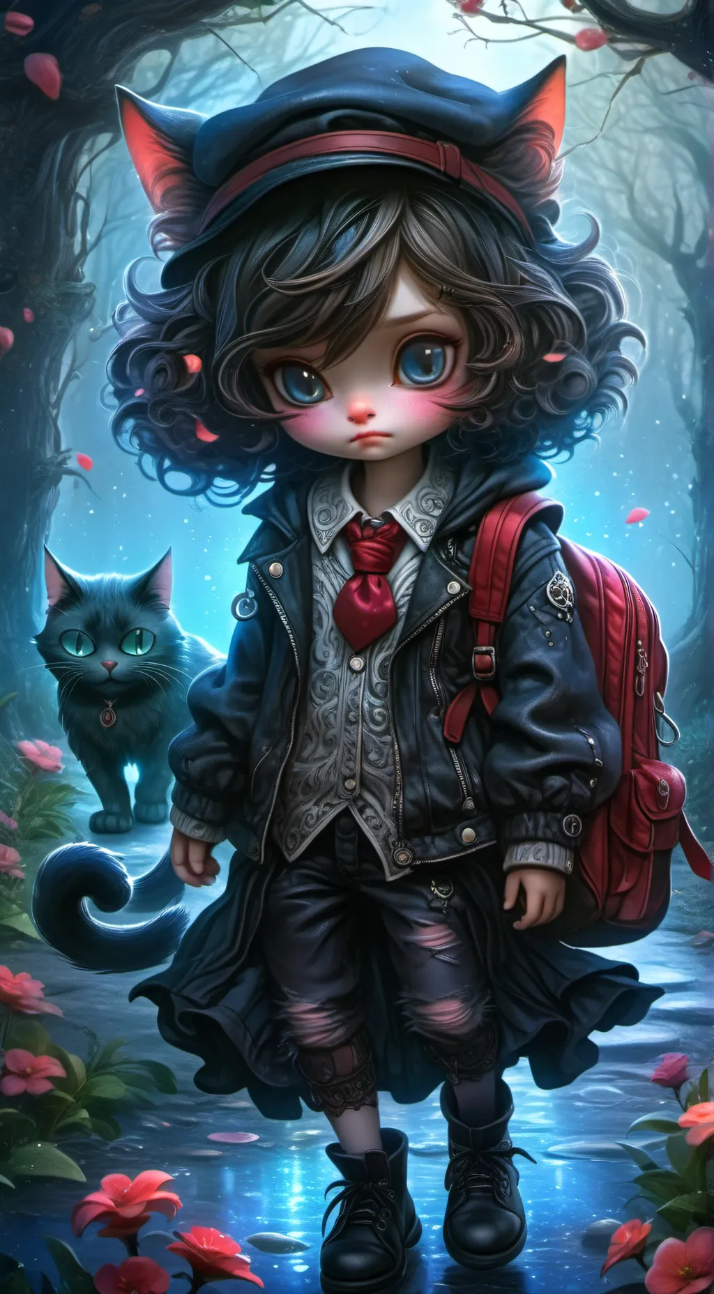 Talkie AI - Chat with ai sad cat