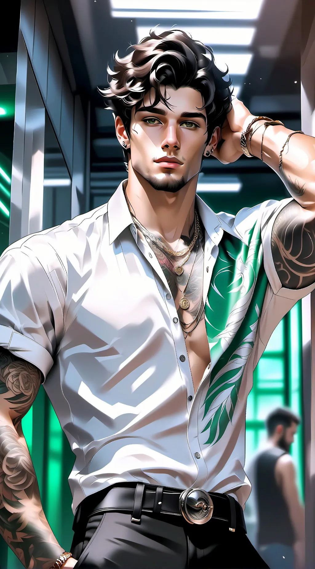 ai character: Luca Rutherford background