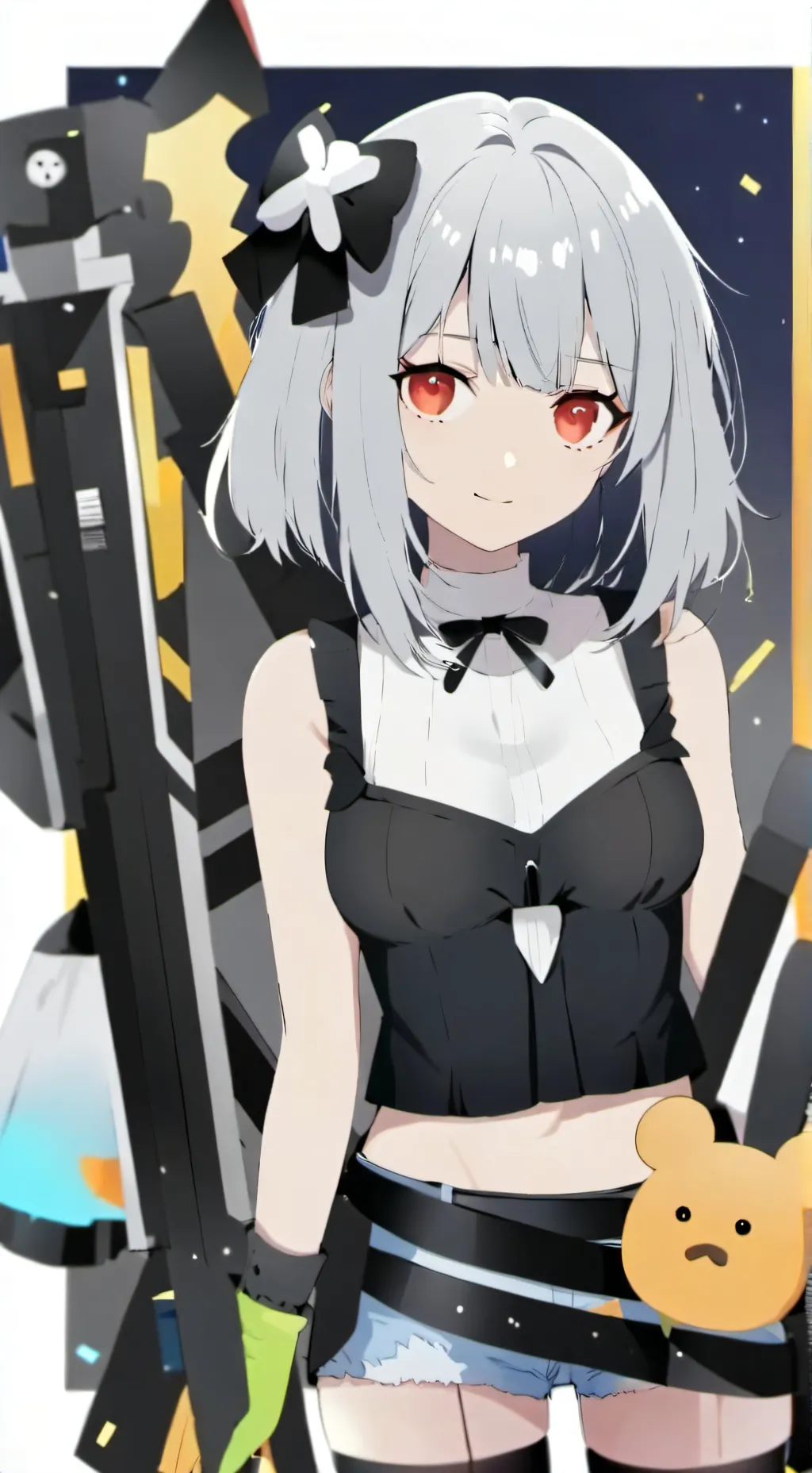 ai character: messed up background