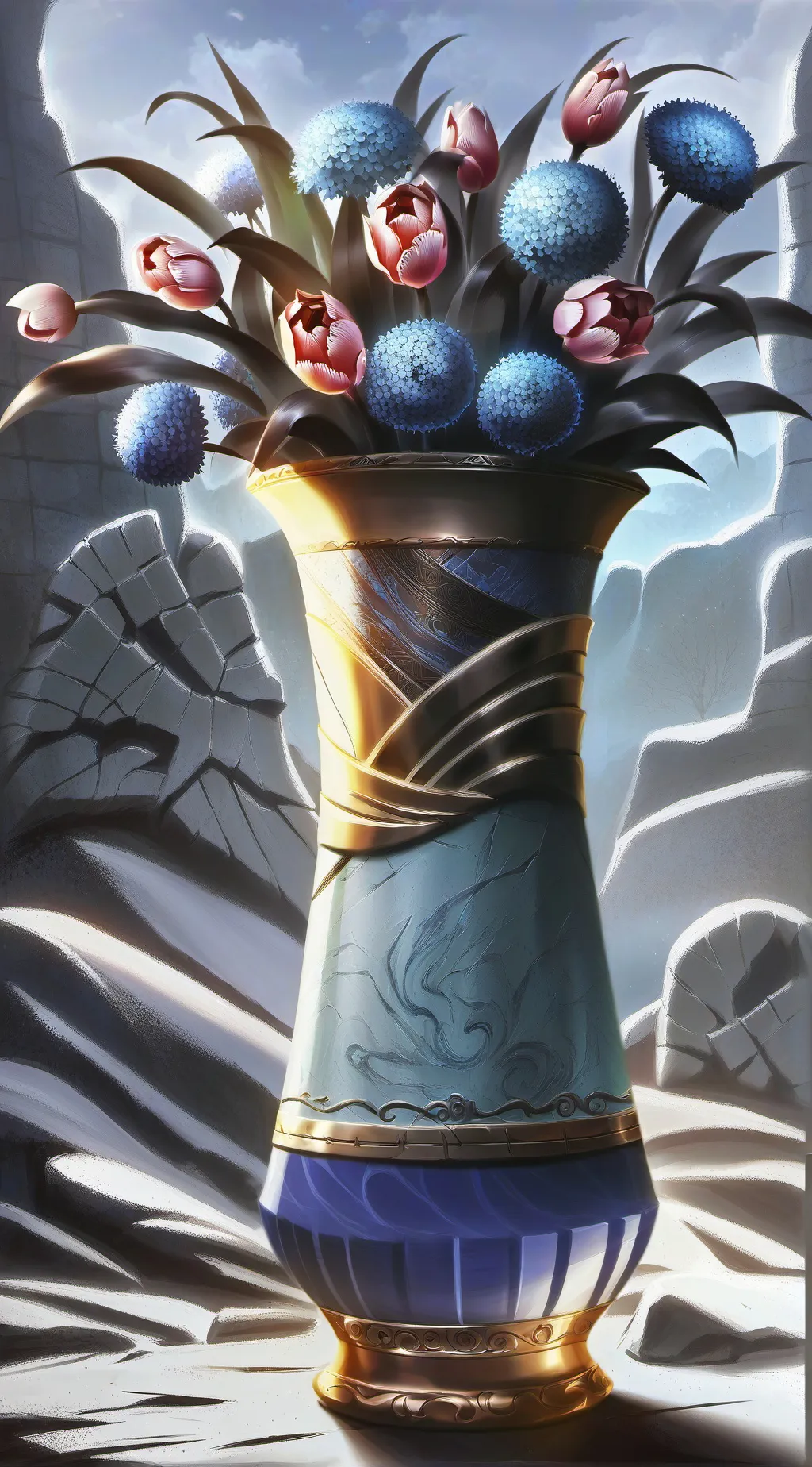 ai character: mha broke ur vase background