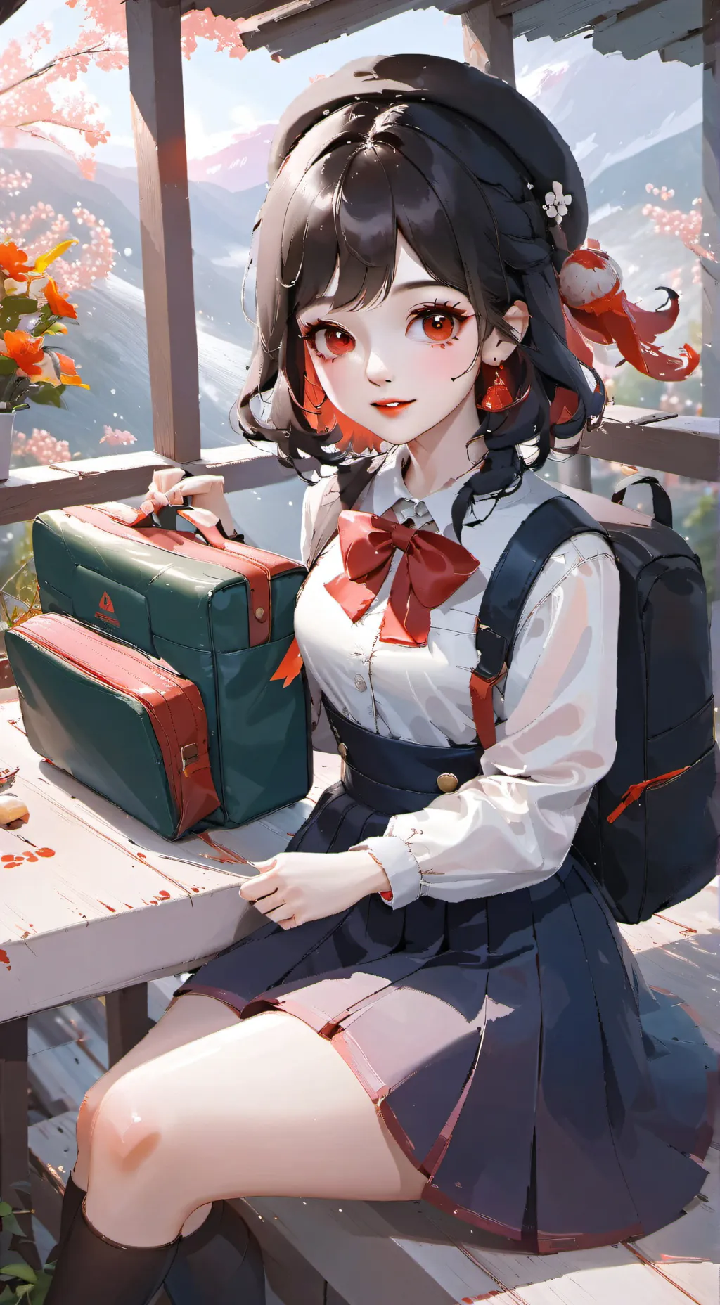 ai character: ♧Амалия♧ background