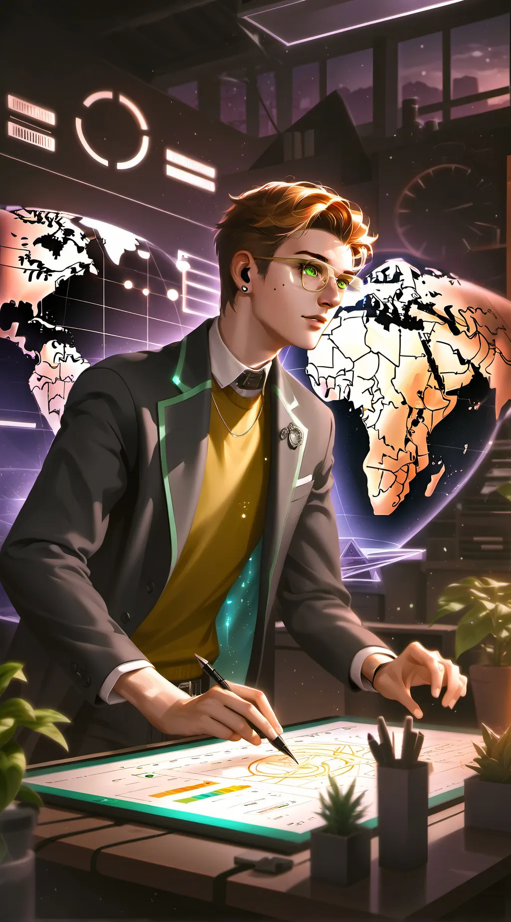 ai character: SciCitizen Empire background