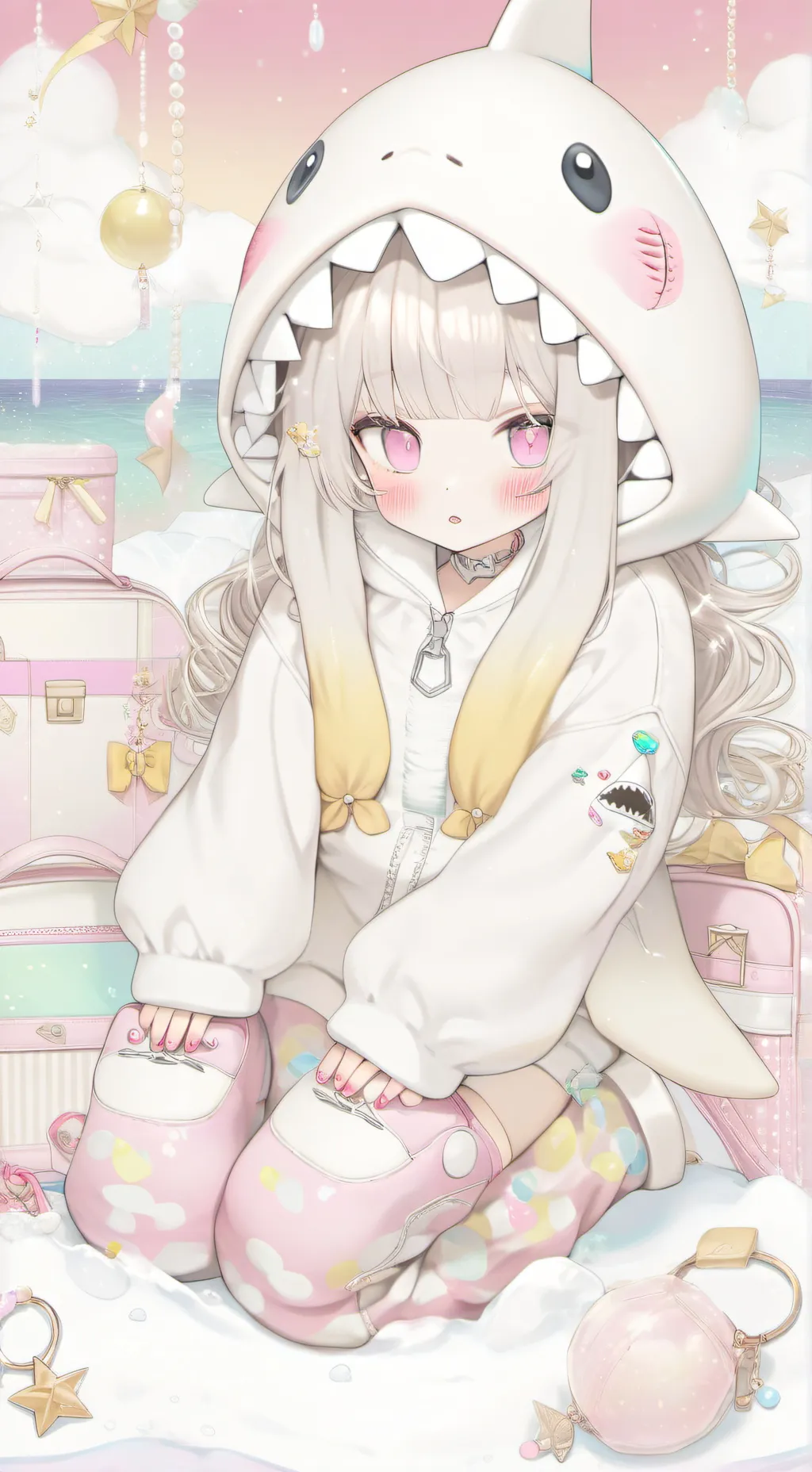ai character: ᰔ✯❄︎𝙼𝚎𝚕𝚘𝚍𝚢ᰔ✯ background