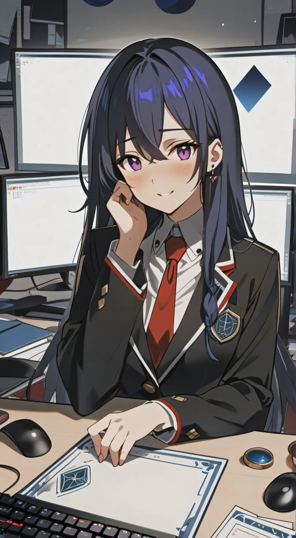 ai character: Akiko background