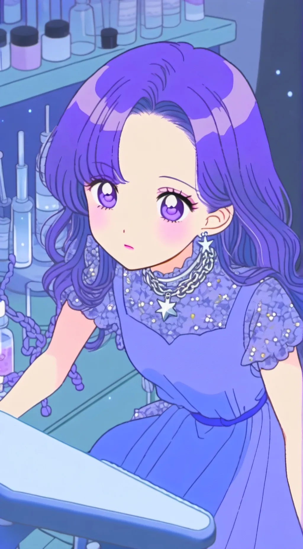 ai character: Moon  background