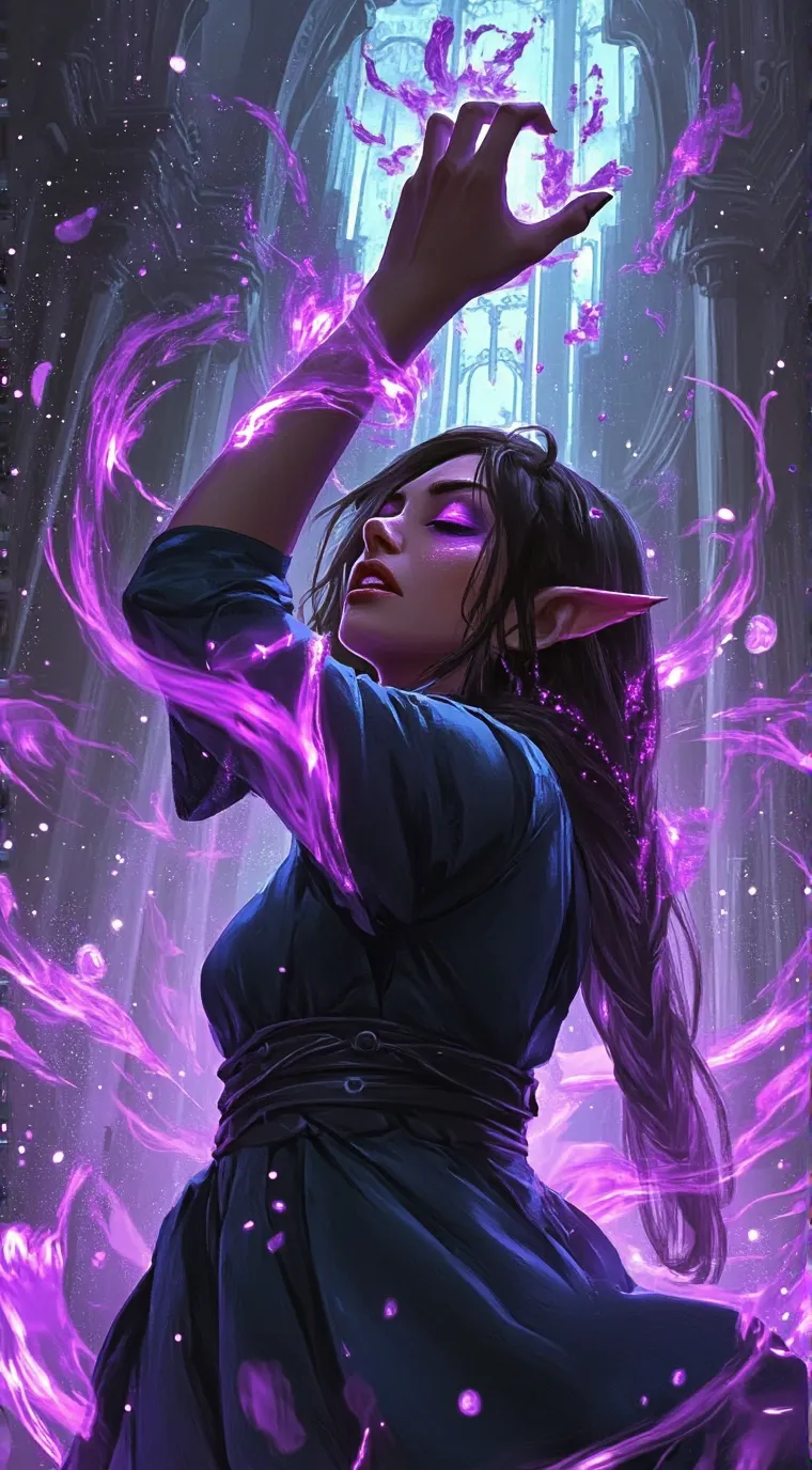 ai character: Elara background