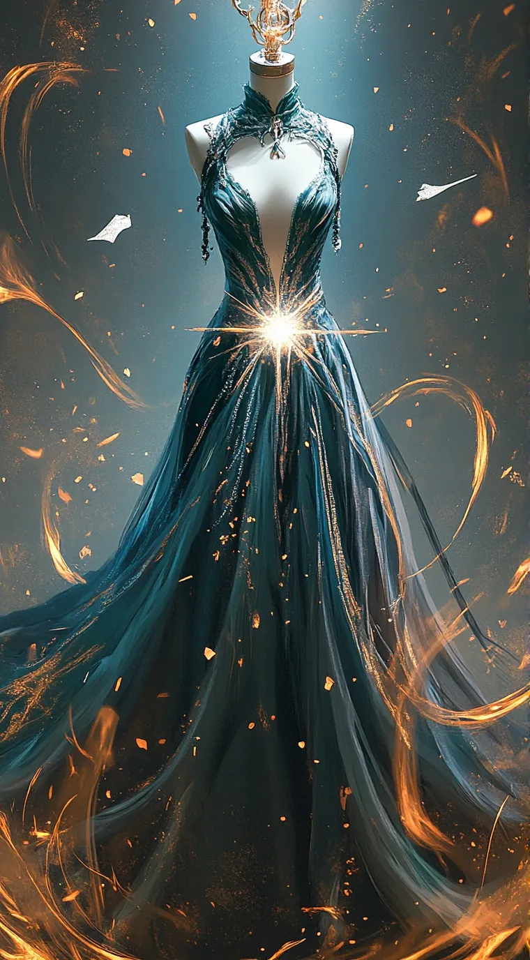 ai character: dress background