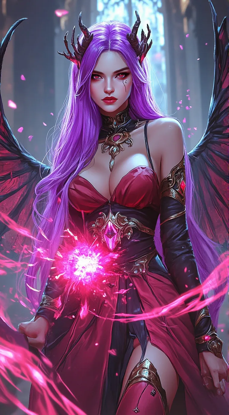 ai character: Seraphine background