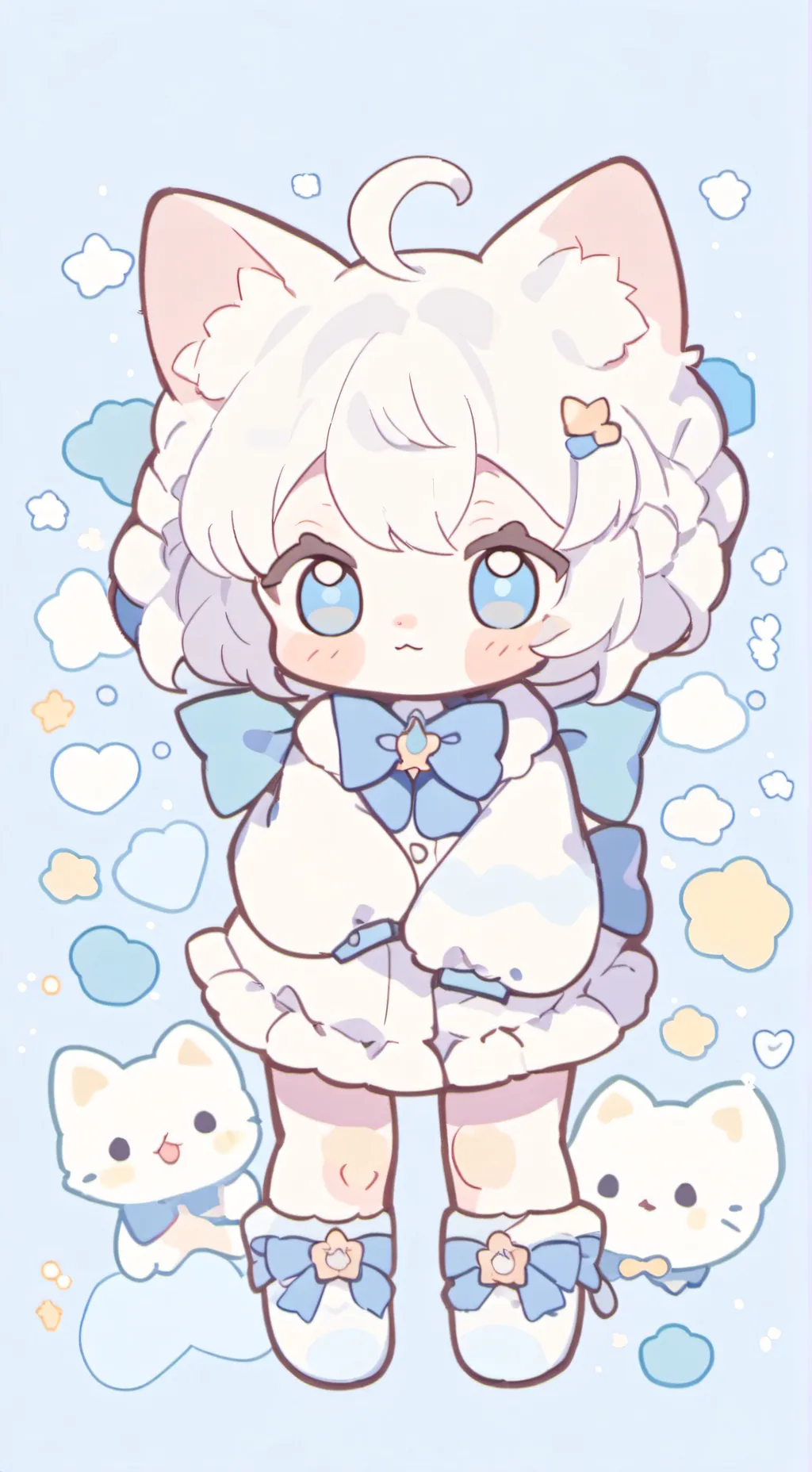 ai character: ზʅυ background