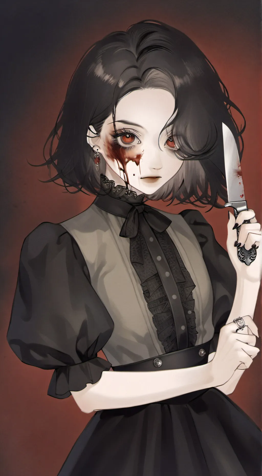 ai character: 🔪Lilac🩸 background